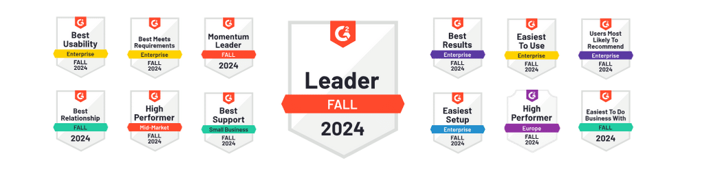 G2 Badges Fall 24